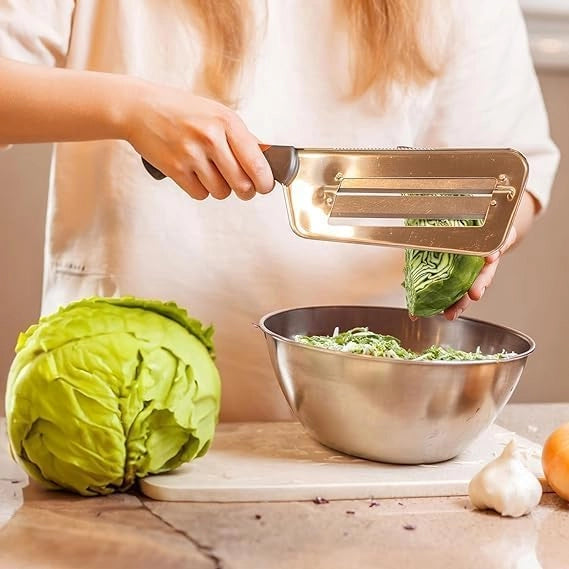 UltraSharp™ 2‑Blade Vegetable Cutter & Multi‑Function Slicer with Peeler