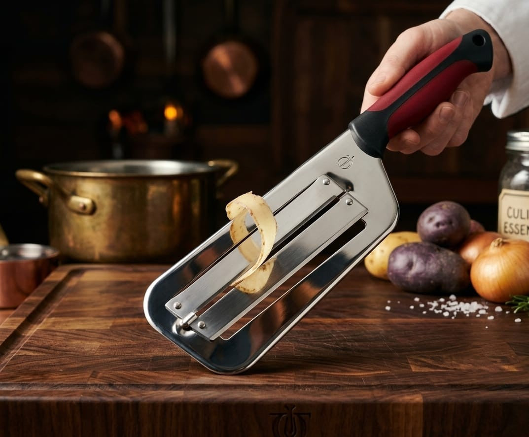 UltraSharp™ 2‑Blade Vegetable Cutter & Multi‑Function Slicer with Peeler